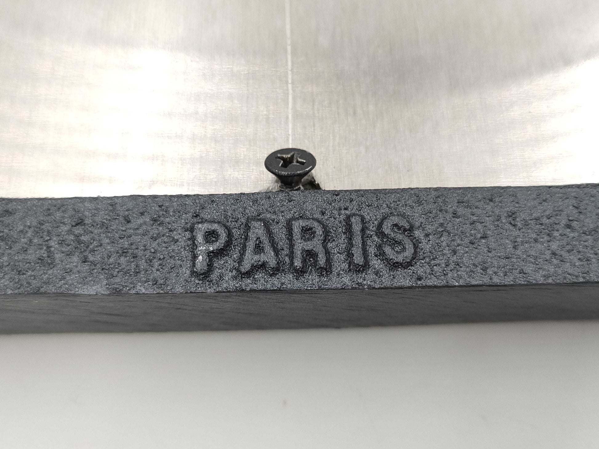 HERMES HERMES VIP Special Order Plate Nameplate Sign Metal Silver Other Ceramic