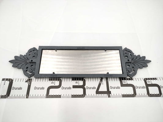 HERMES HERMES VIP Special Order Plate Nameplate Sign Metal Silver Other Ceramic