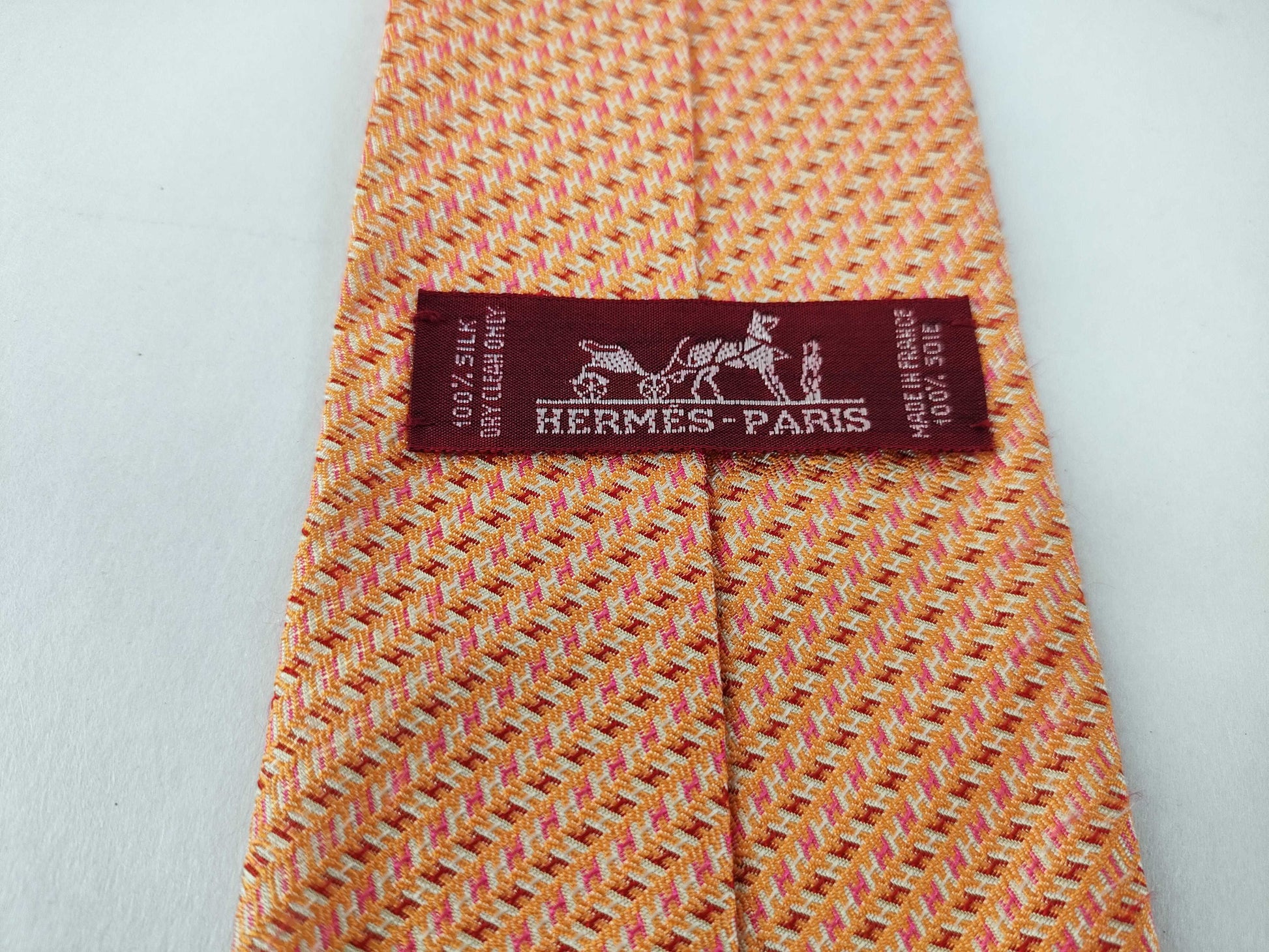 HERMES Necktie with Box Other Accessories