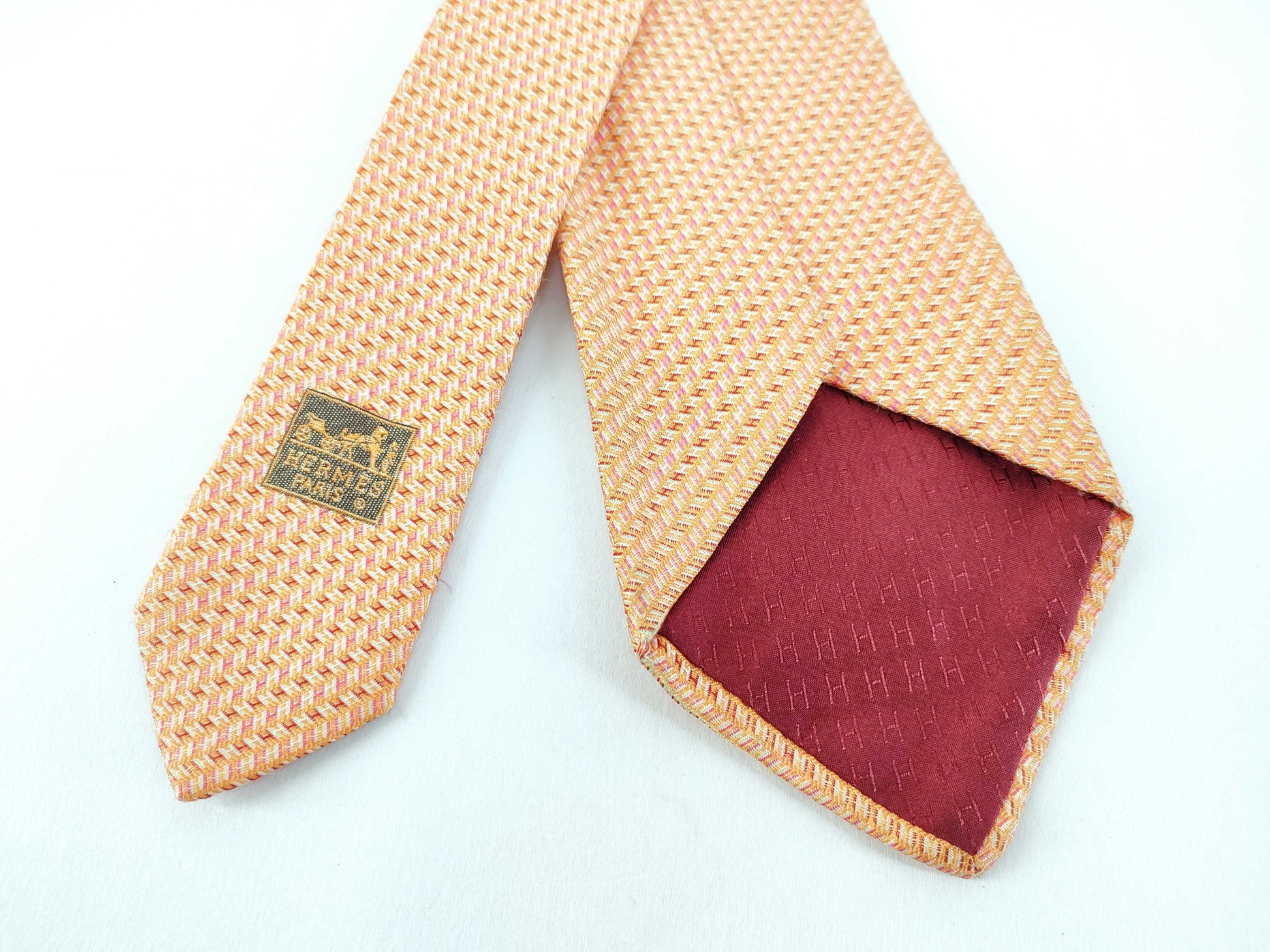HERMES Necktie with Box Other Accessories