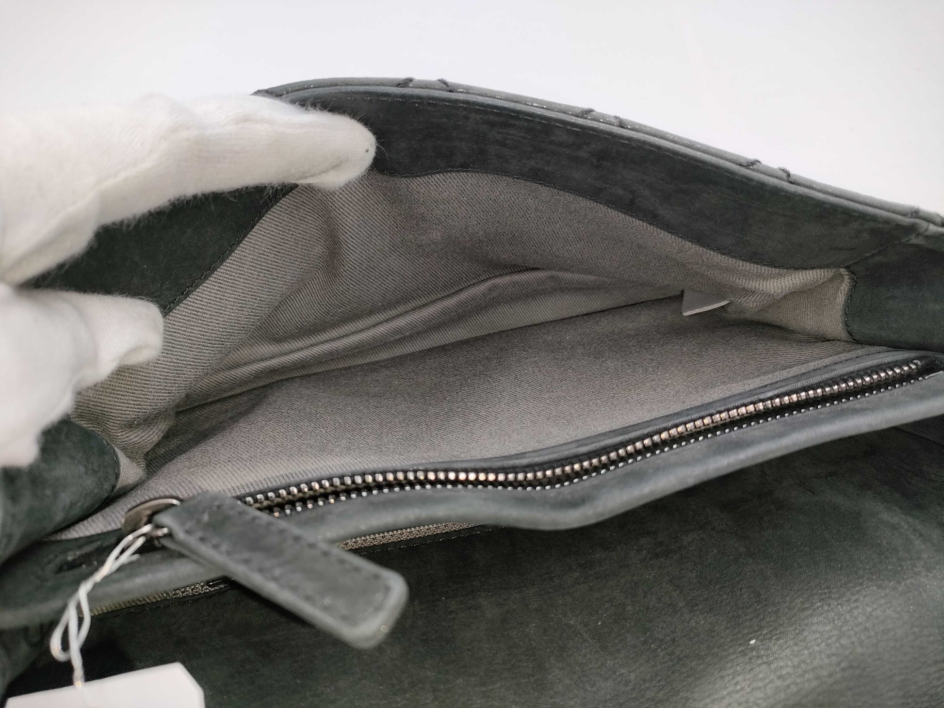 CHANEL Black Chain Shoulder Bag with Matelasse and Wild Stitching