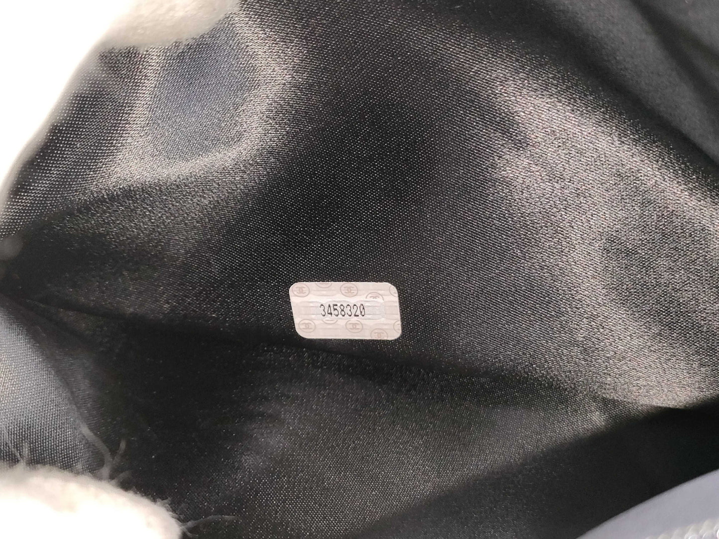CHANEL Matelasse Lamb Black Backpack with Coco Mark