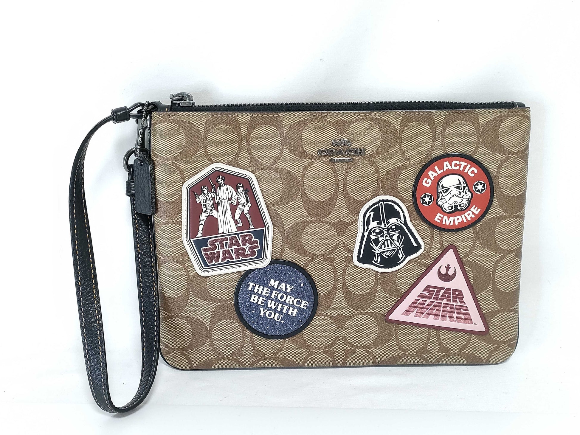 COACH Signature Star Wars Clutch Bag