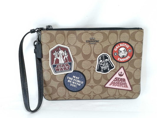 COACH Signature Star Wars Clutch Bag