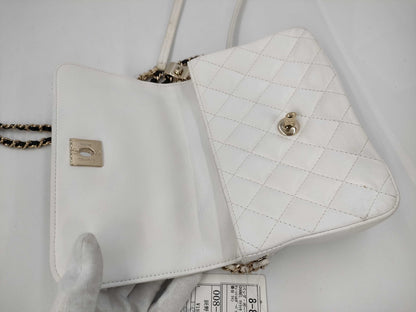 CHANEL Twin Matelasse Lambskin Shoulder Bag, No. 27