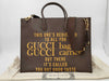 GUCCI 100th Anniversary Model Leather 2-Way Brown Tote Bag