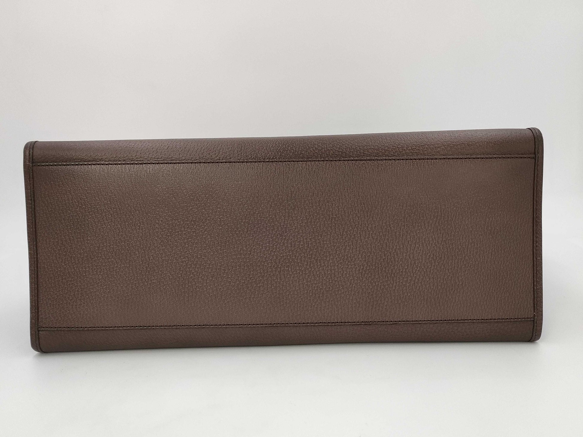 GUCCI 100th Anniversary Model Leather 2-Way Brown Tote Bag