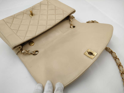 CHANEL Matelasse Diana 25 Lambskin with Gold Hardware, Chain Shoulder Bag, 3rd Series