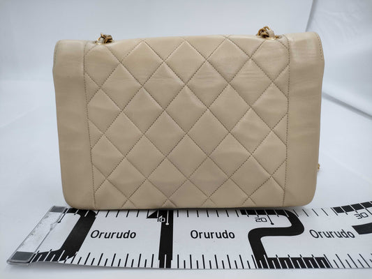 CHANEL Matelasse Diana 25 Lambskin with Gold Hardware, Chain Shoulder Bag, 3rd Series
