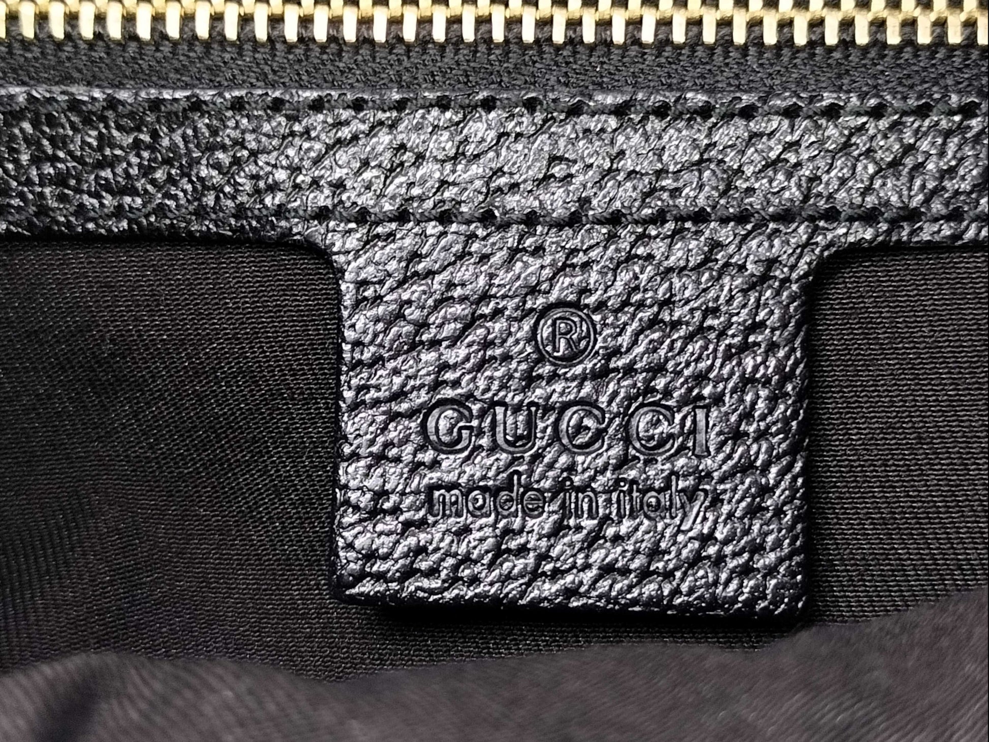 GUCCI Bamboo Turnlock GG Canvas One-Shoulder Tote Bag