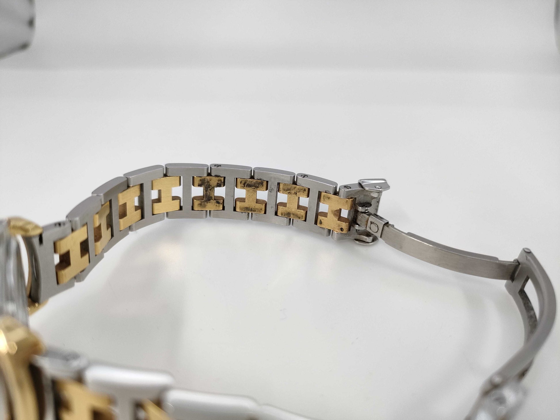 HERMES Pullman PU2.240 1031460 Quartz Women's Watch with Defective Daily Accuracy