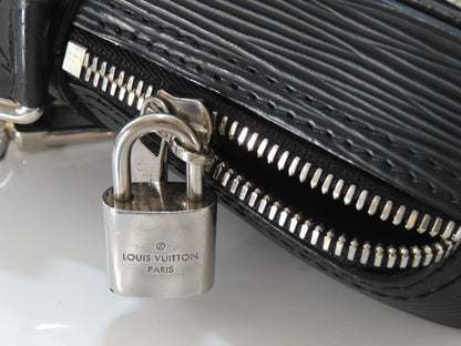 LOUIS VUITTON Epi LV Bag Epi Black Business Bag