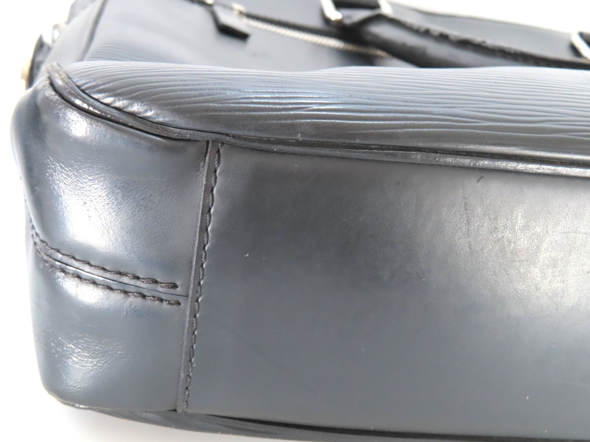 LOUIS VUITTON Epi LV Bag Epi Black Business Bag