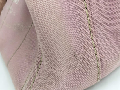 PRADA Canapa Mini 2-way Canvas Handbag in Pink