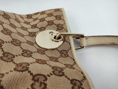GUCCI GG Canvas GG Canvas x Leather Tote Bag Tote Bag
