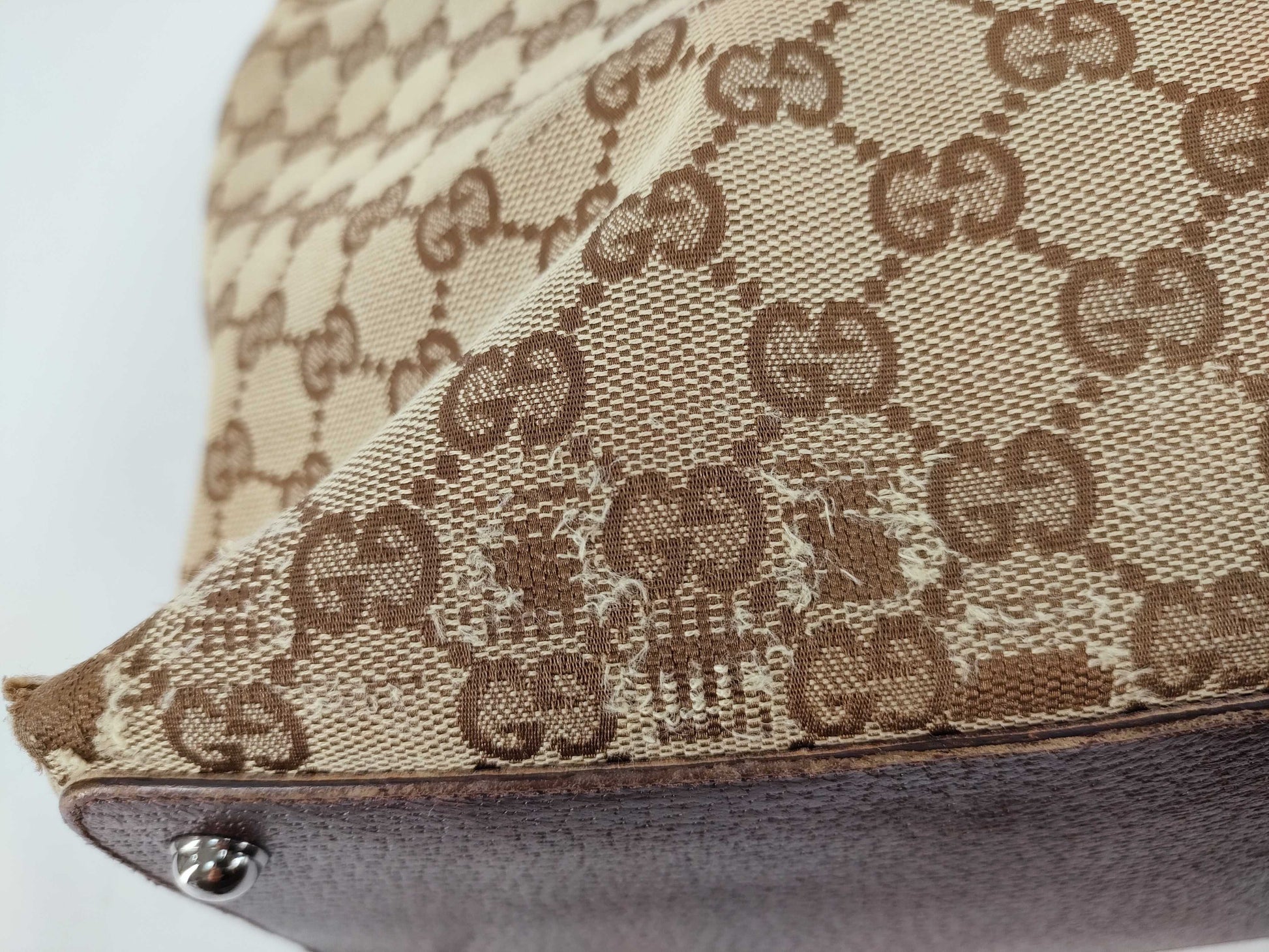 GUCCI GG Canvas Tote Bag