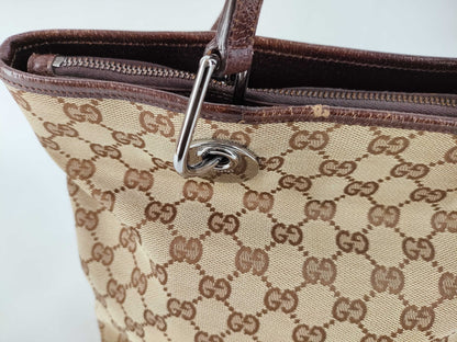 GUCCI GG Canvas Tote Bag
