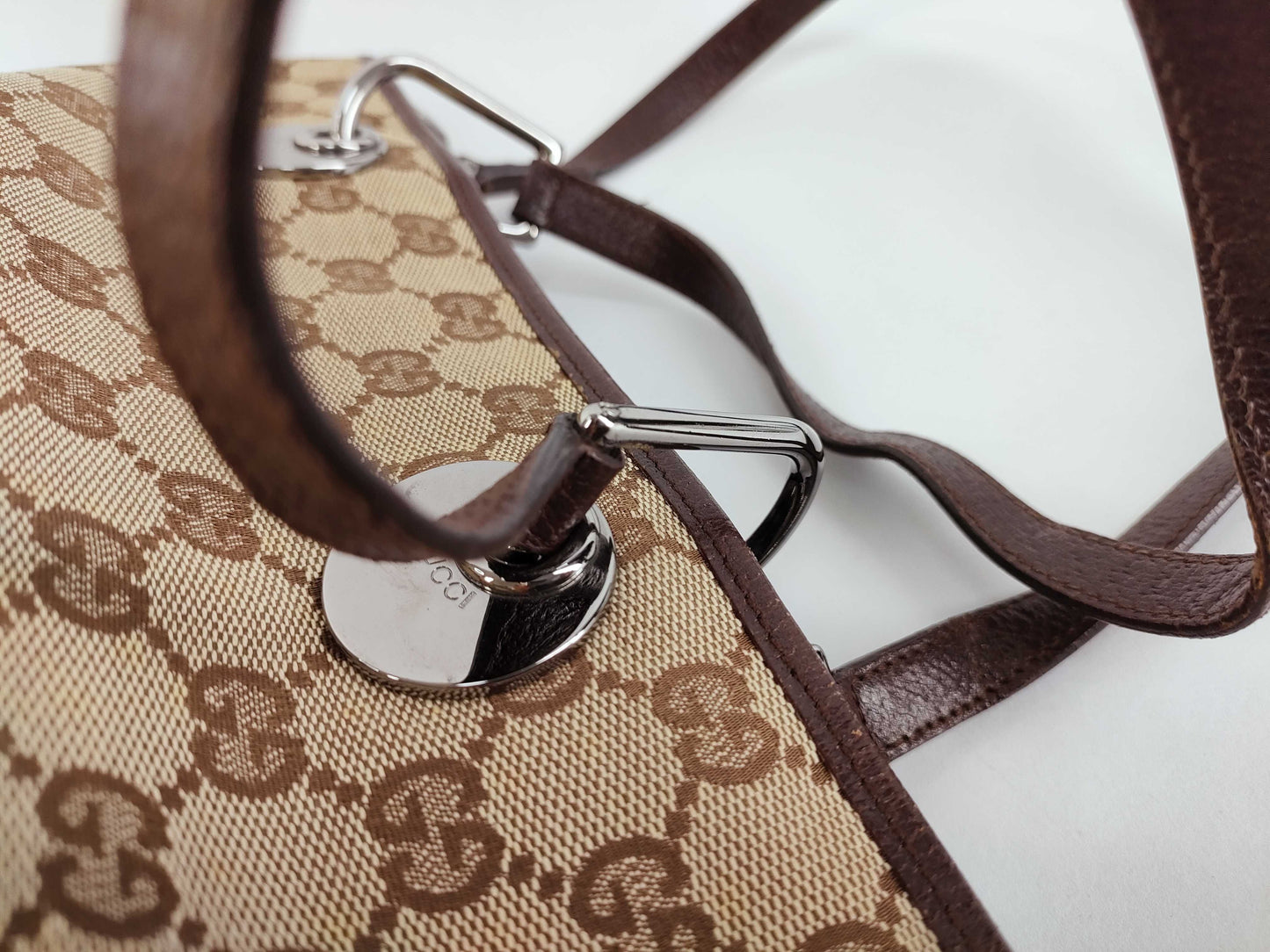 GUCCI GG Canvas Tote Bag