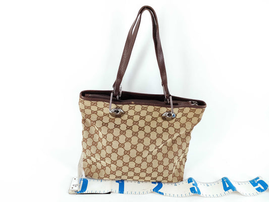 GUCCI GG Canvas Tote Bag