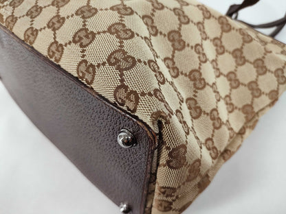 GUCCI GG Canvas Tote Bag