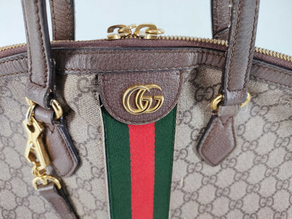 GUCCI GG Supreme Ophidia PVC 2-Way Shoulder Bag