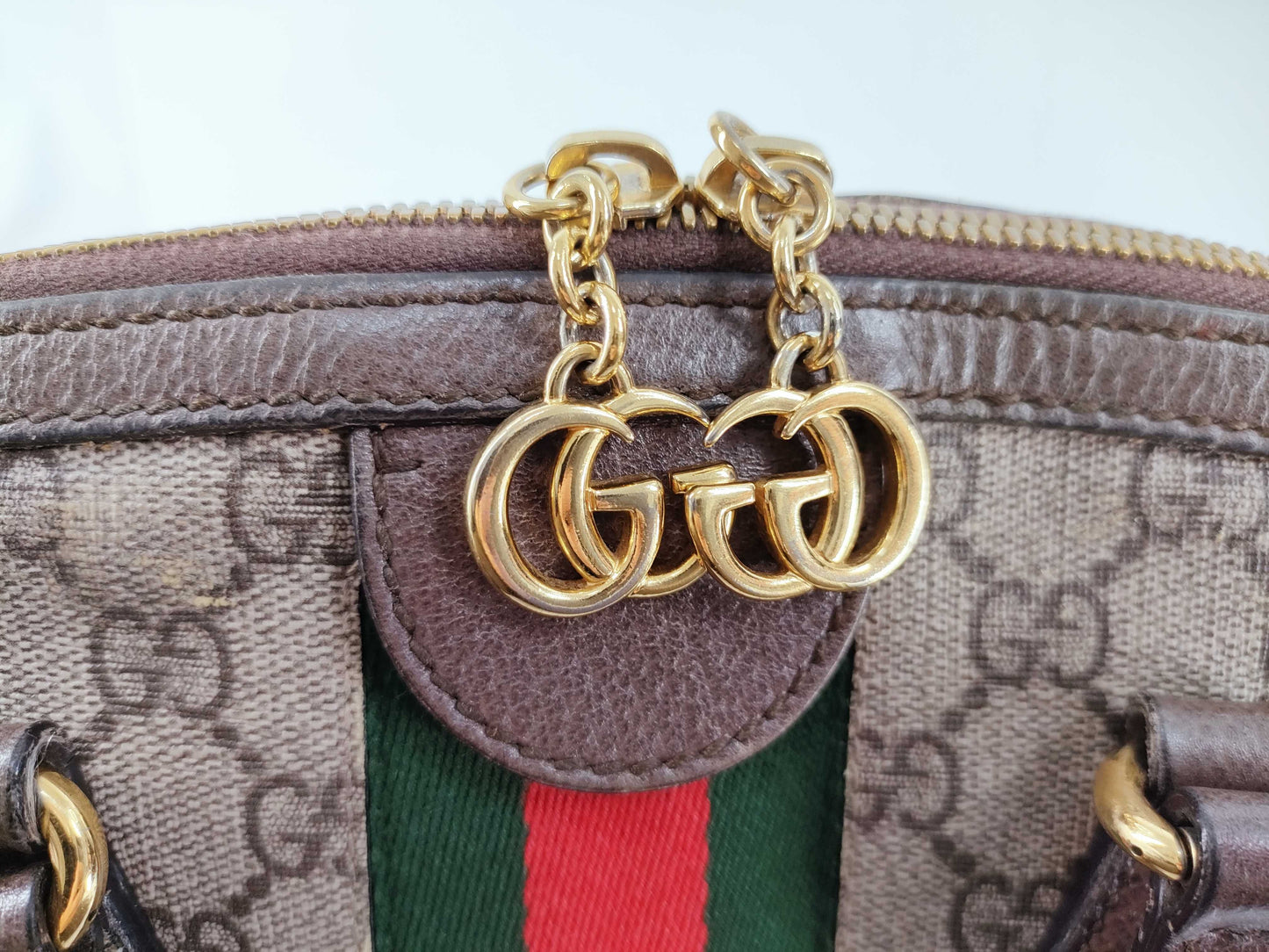 GUCCI GG Supreme Ophidia PVC 2-Way Shoulder Bag