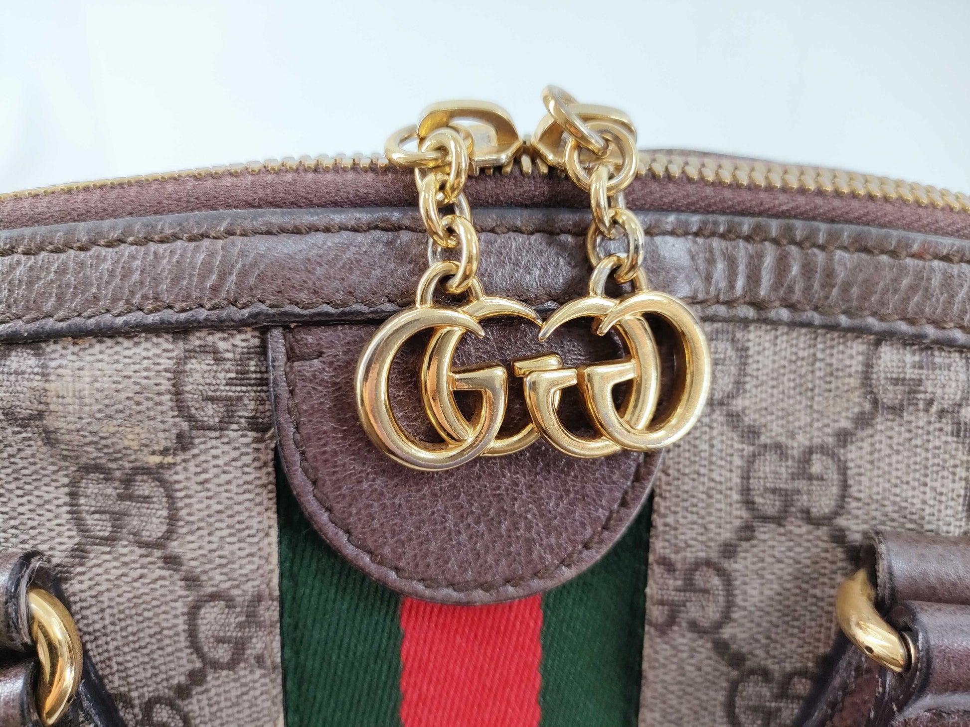 GUCCI GG Supreme Ophidia PVC 2-Way Shoulder Bag