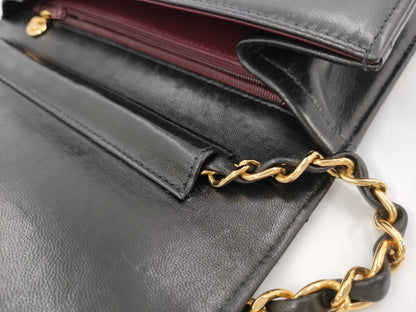 CHANEL Matelasse Lamb Push Lock Shoulder Bag