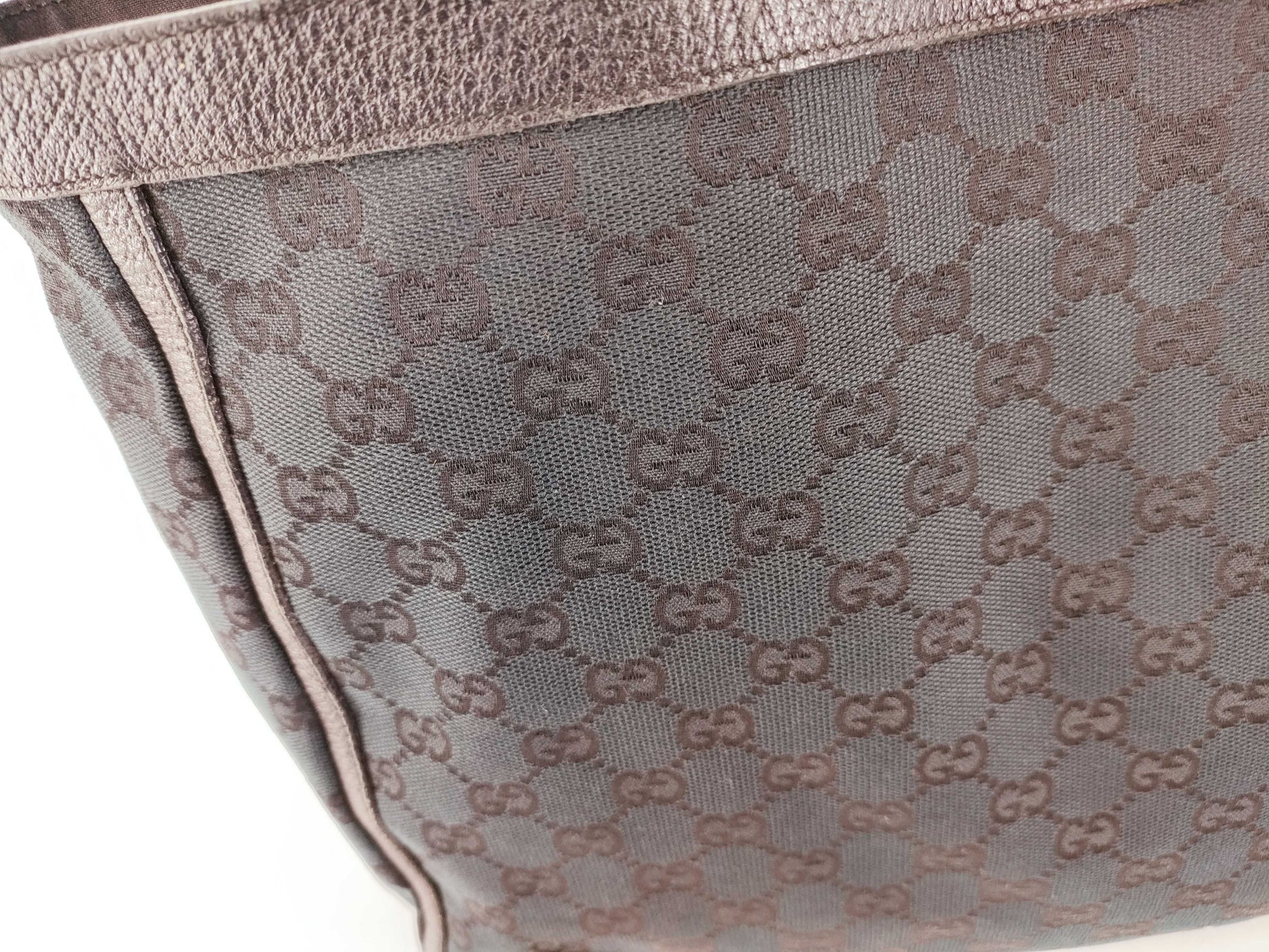 GUCCI GG Canvas GG Canvas x Leather Abbey Tote Bag Tote Bag