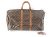 LOUIS VUITTON Monogram Keepall 55 Boston Bag