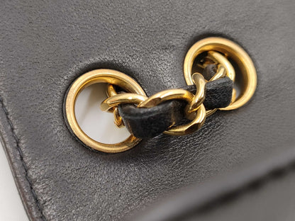 CHANEL Mademoiselle Lamb Chain Shoulder Bag Shoulder Bag