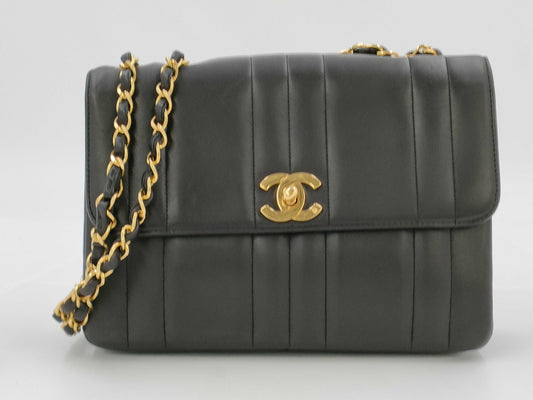 CHANEL Mademoiselle Lamb Chain Shoulder Bag Shoulder Bag