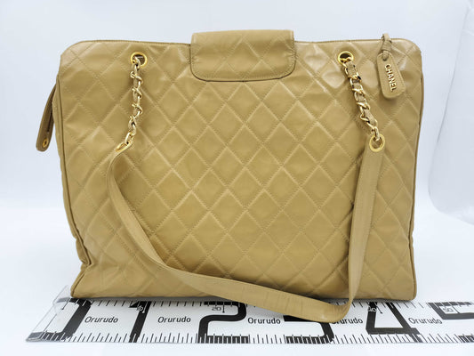 CHANEL Supermodel Patent Leather Tote Bag