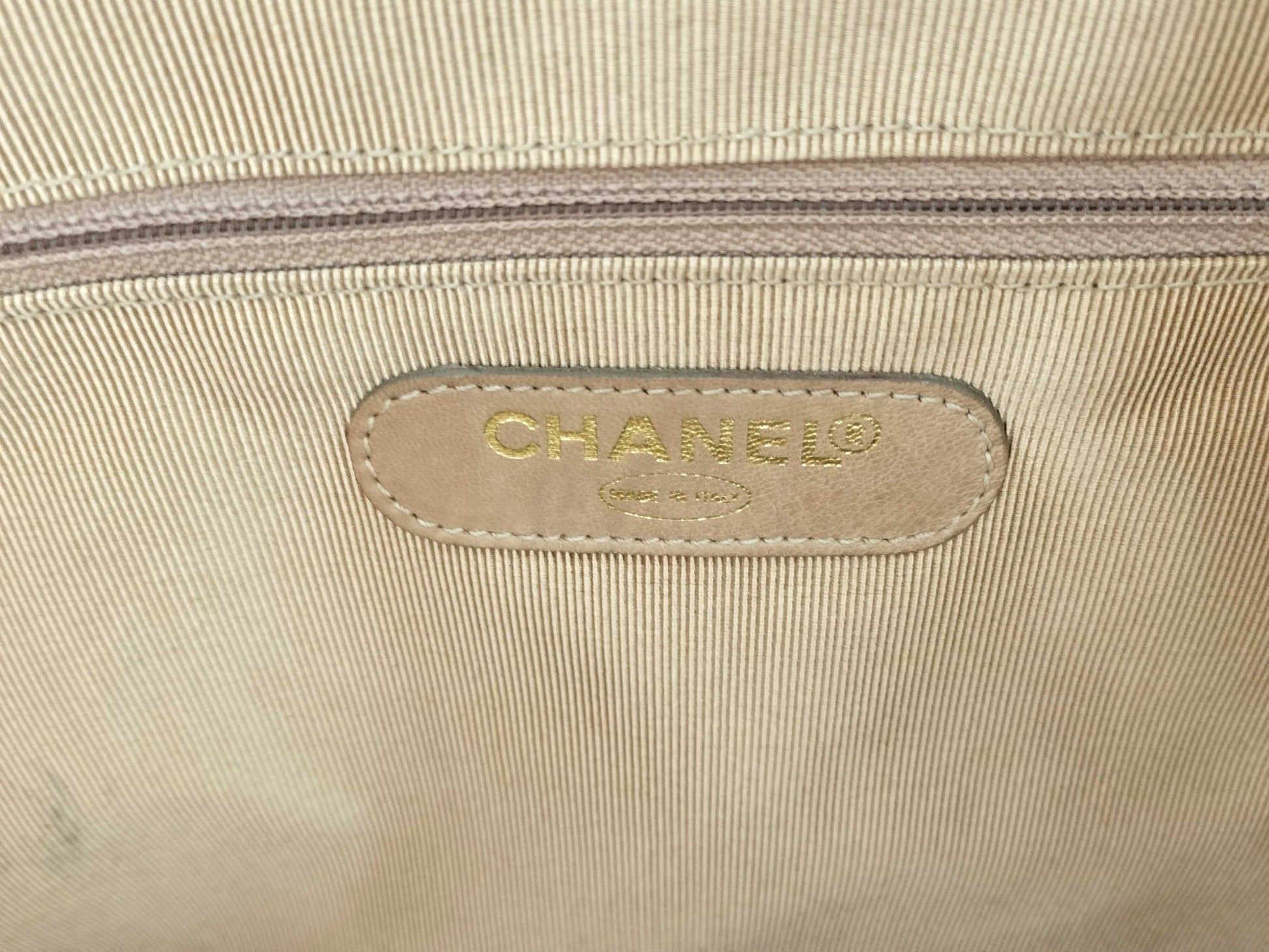 CHANEL Supermodel Patent Leather Tote Bag