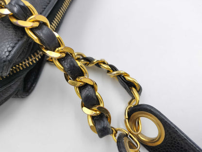 CHANEL Caviar Deca Coco Shoulder Bag