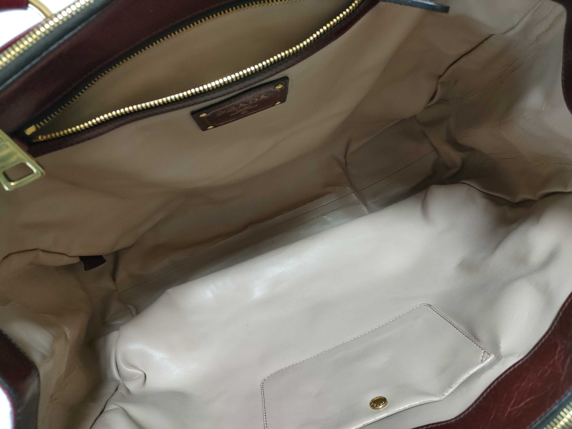 PRADA Leather Tote Bag