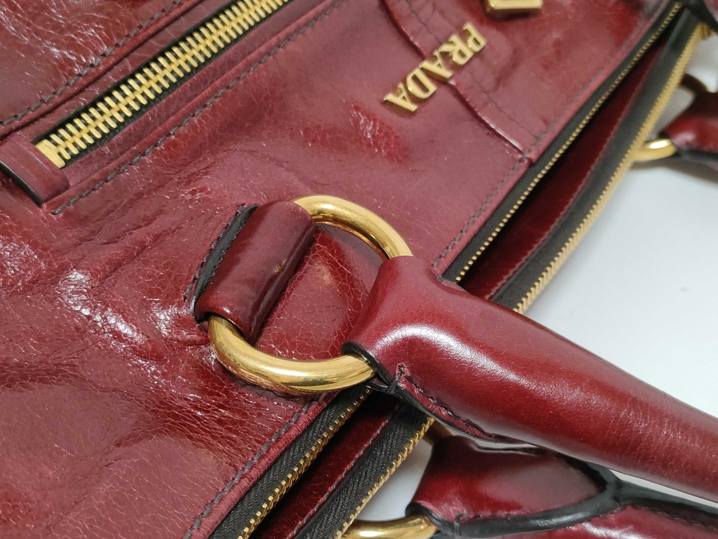 PRADA Leather Tote Bag