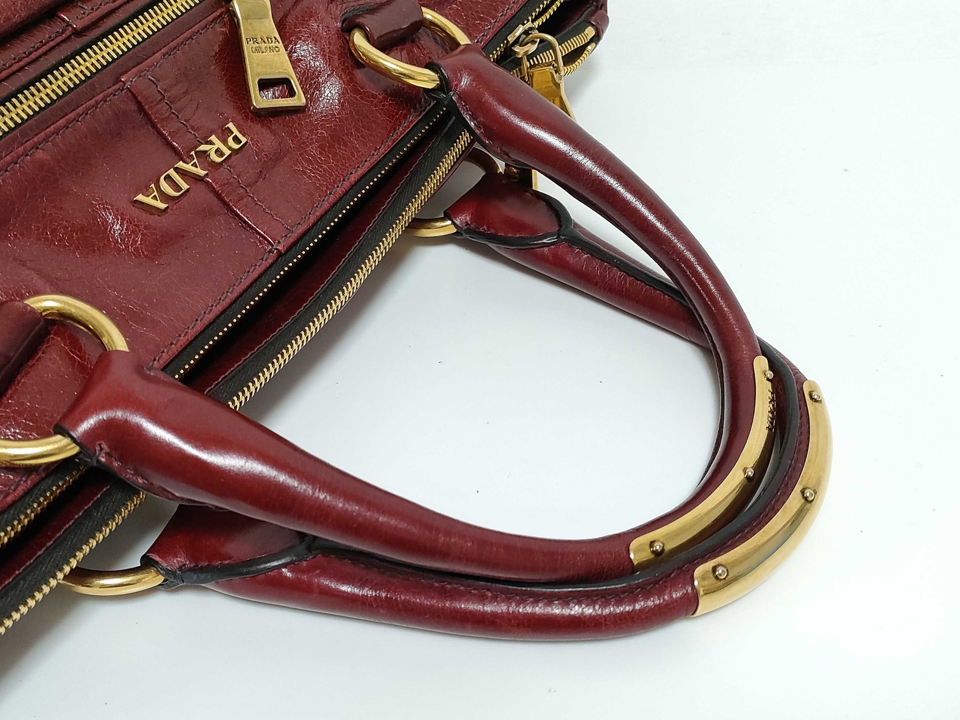 PRADA Leather Tote Bag