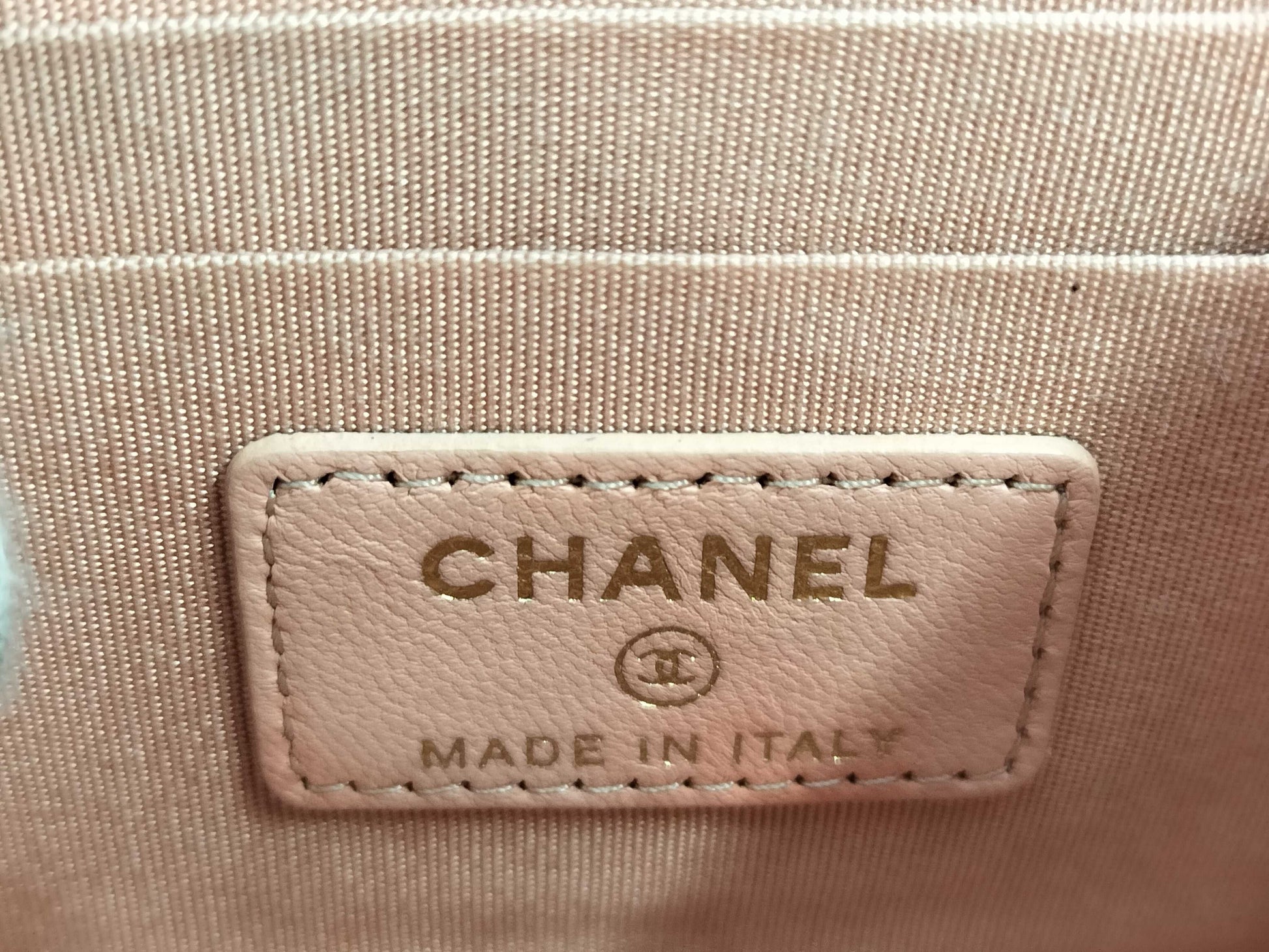 CHANEL Chanel Chain Shoulder Bag Pink Card No. 29 Shoulder Bag