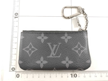 LOUIS VUITTON M 80905 Vuitton Monogram Eclipse Pochette Cle Coin Case