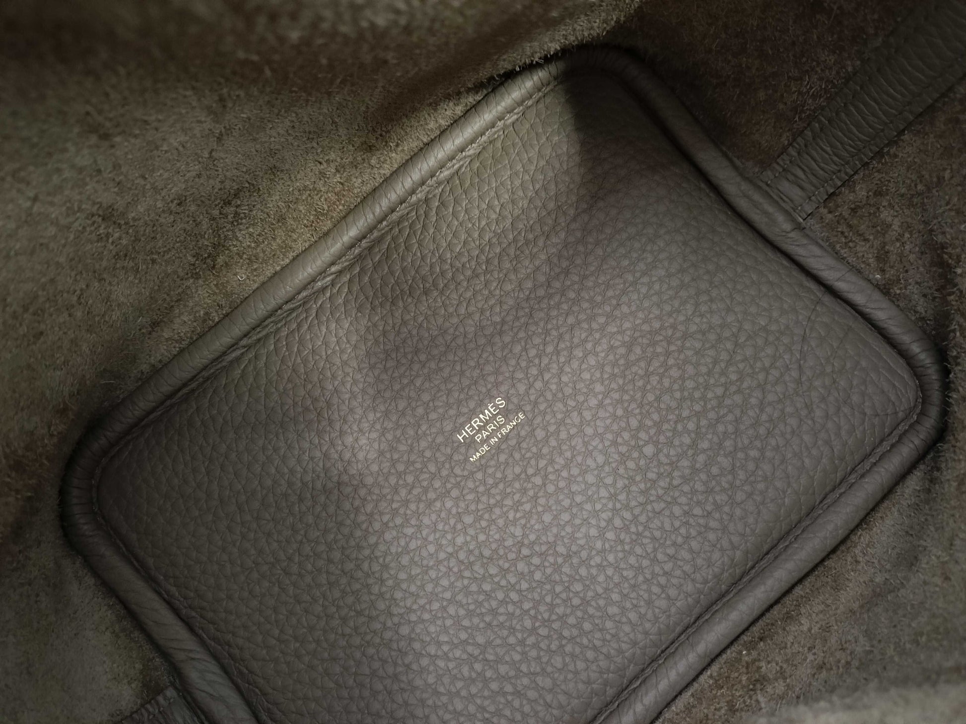 HERMES Picotin Lock PM Unused Beige Marfa Taurillon Handbag with Double Stamp