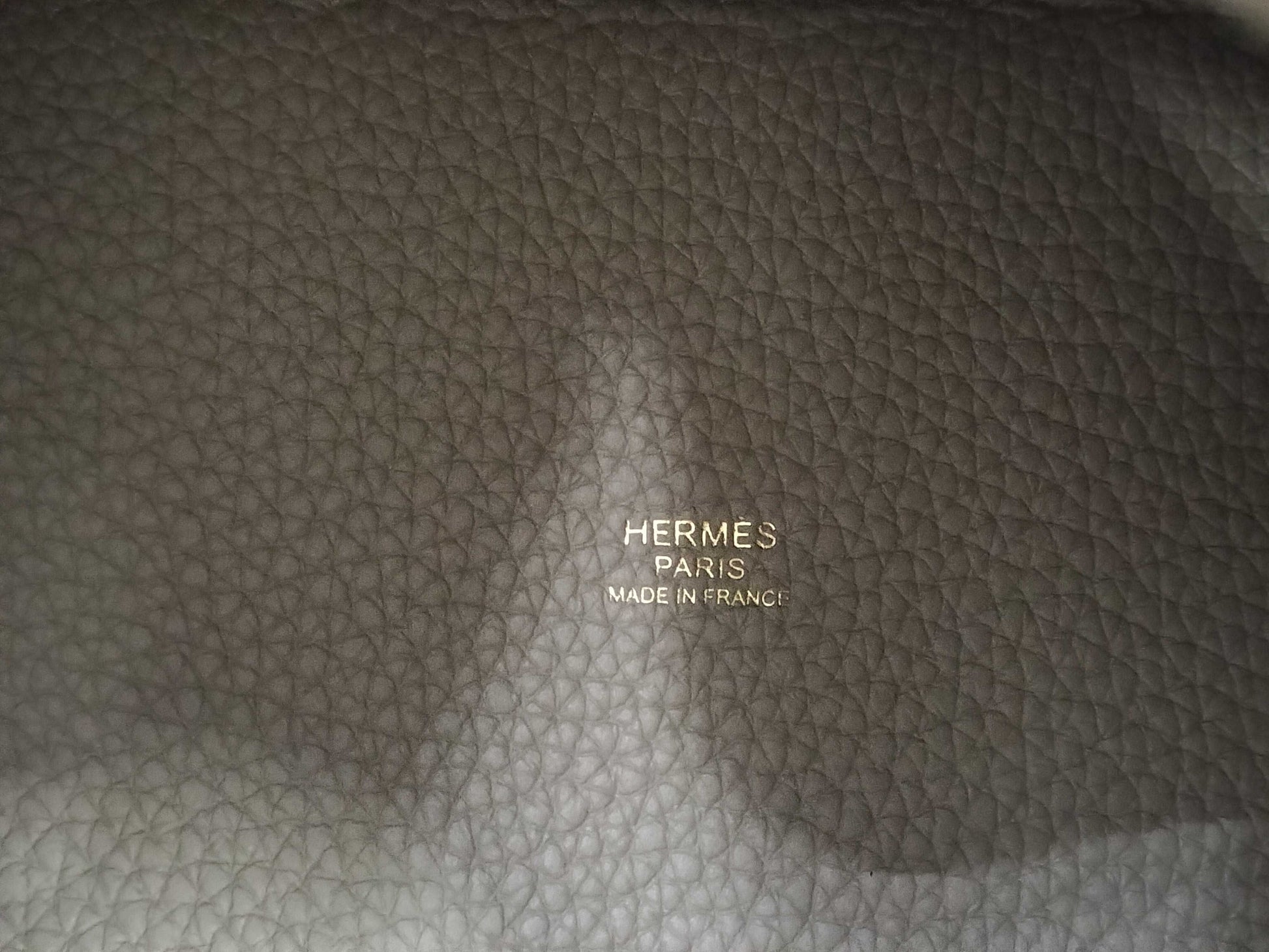 HERMES Picotin Lock PM Unused Beige Marfa Taurillon Handbag with Double Stamp