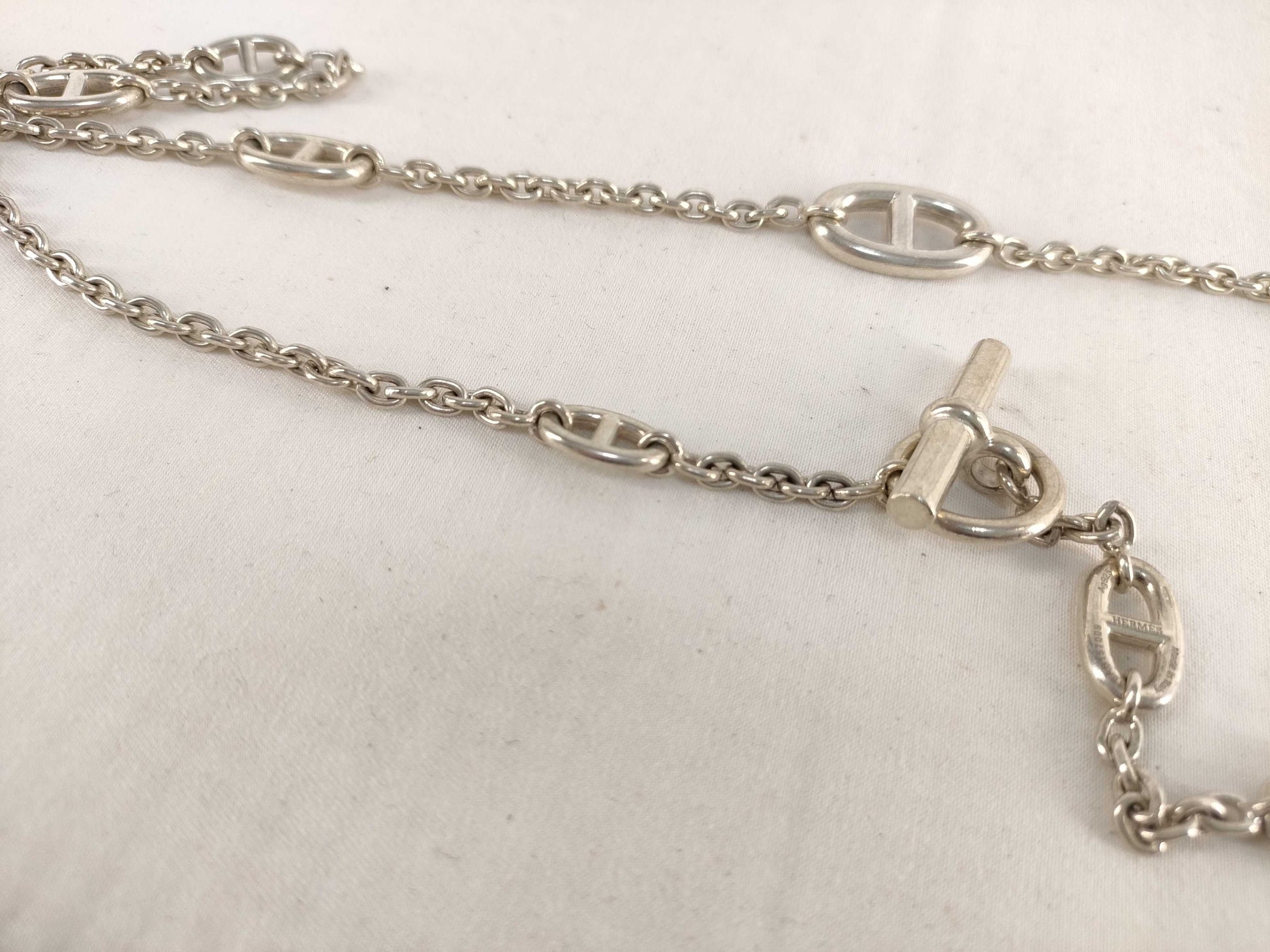 HERMES Chaine d'Ancre Farandole Necklace SV925 Necklace