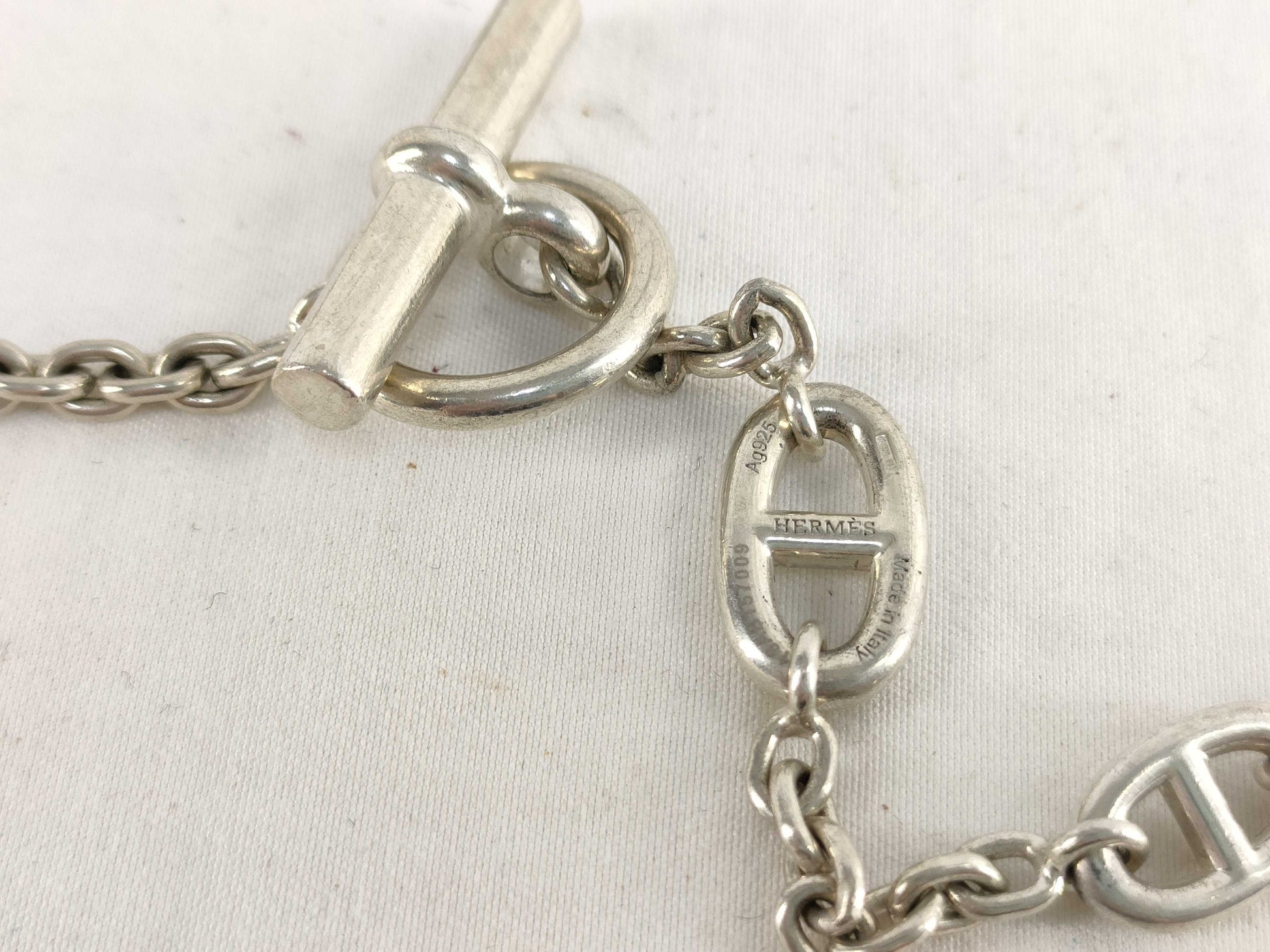 HERMES Chaine d'Ancre Farandole Necklace SV925 Necklace