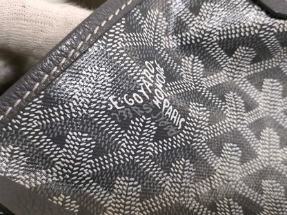 GOYARD Saint Louis PM PVC x Leather Tote Bag