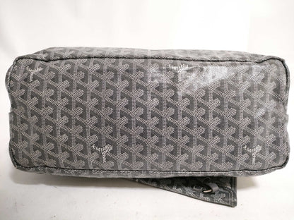 GOYARD Saint Louis PM PVC x Leather Tote Bag