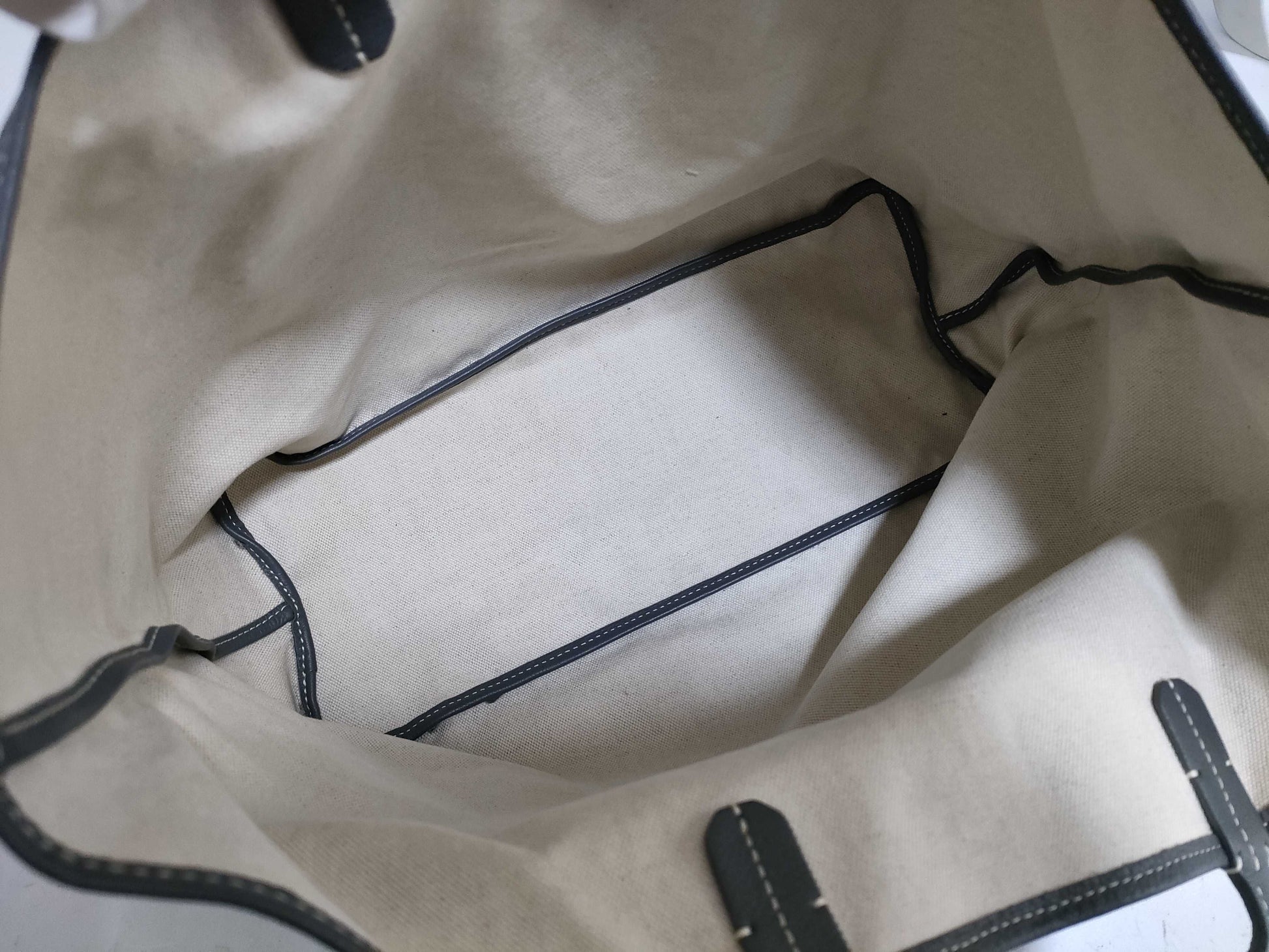 GOYARD Saint Louis PM PVC x Leather Tote Bag