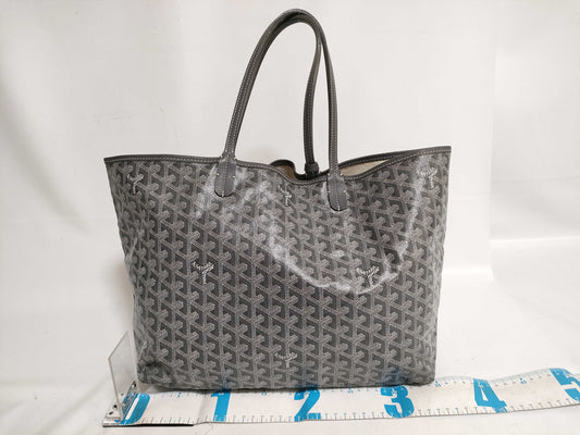 GOYARD Saint Louis PM PVC x Leather Tote Bag