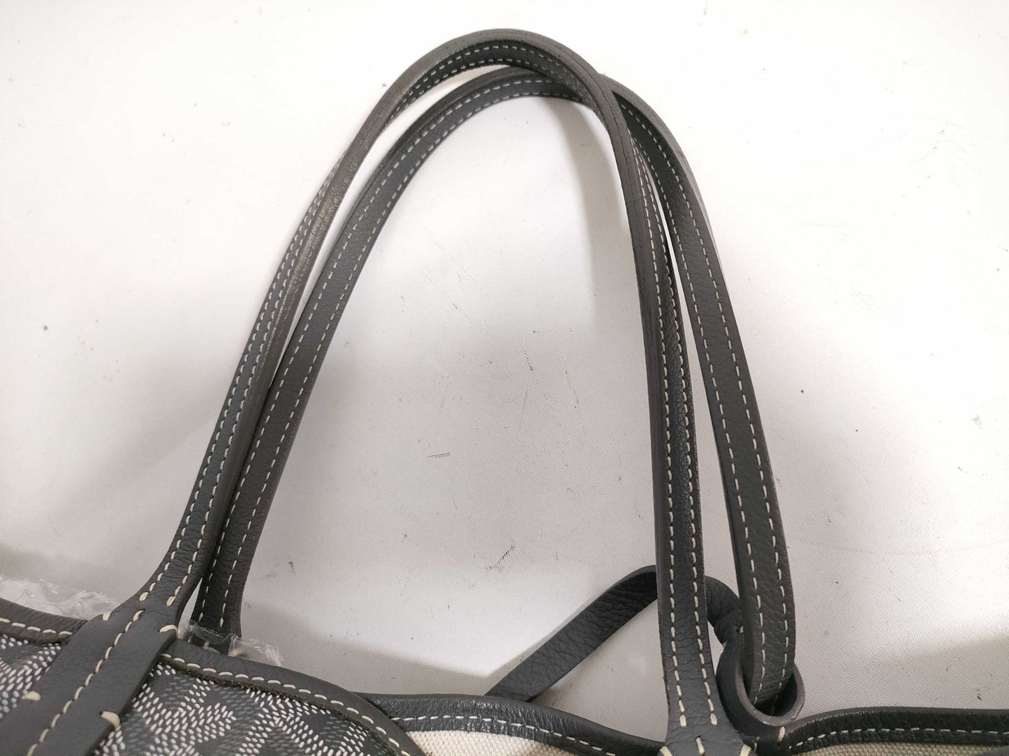 GOYARD Saint Louis PM PVC x Leather Tote Bag
