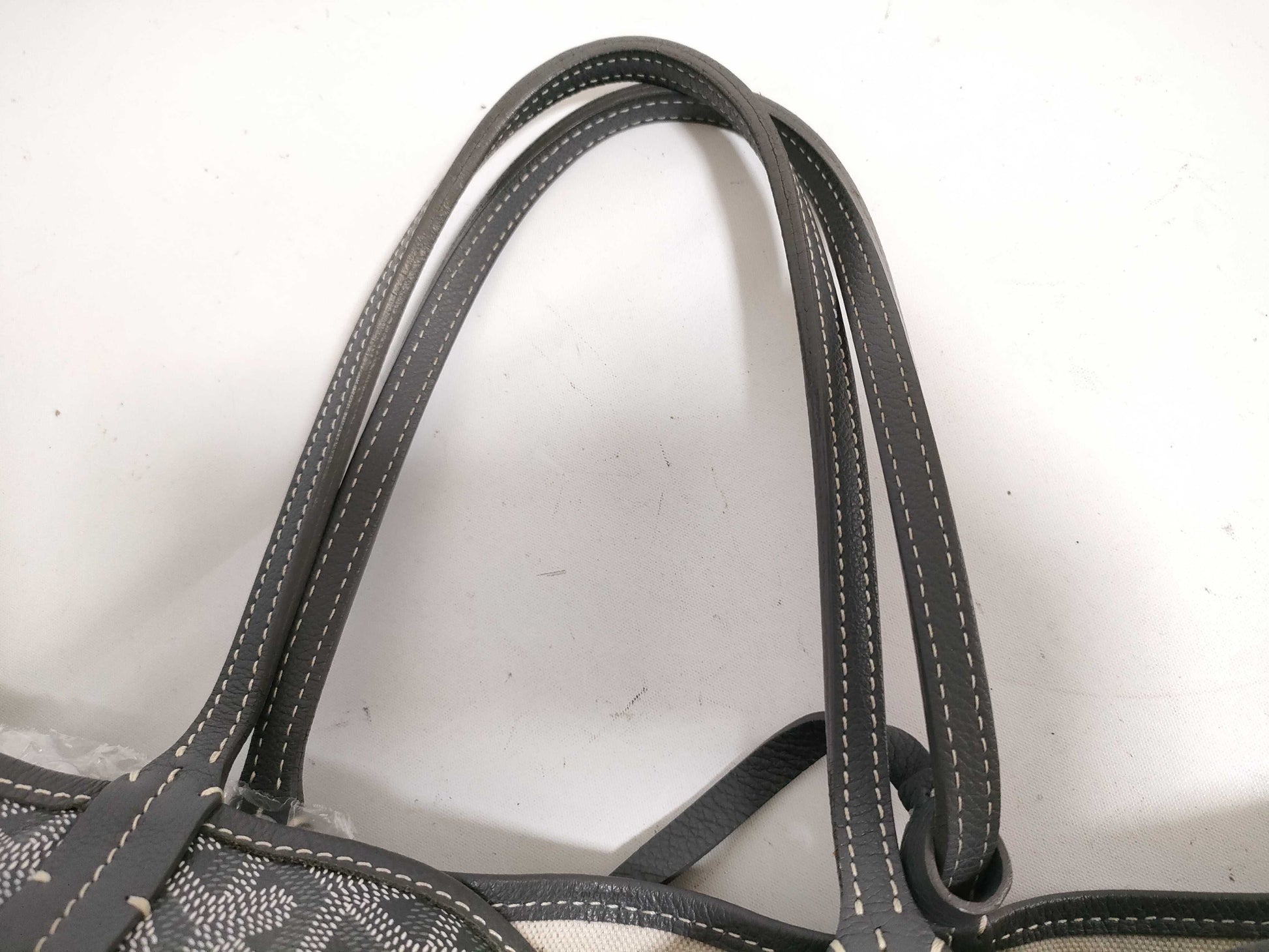 GOYARD Saint Louis PM PVC x Leather Tote Bag